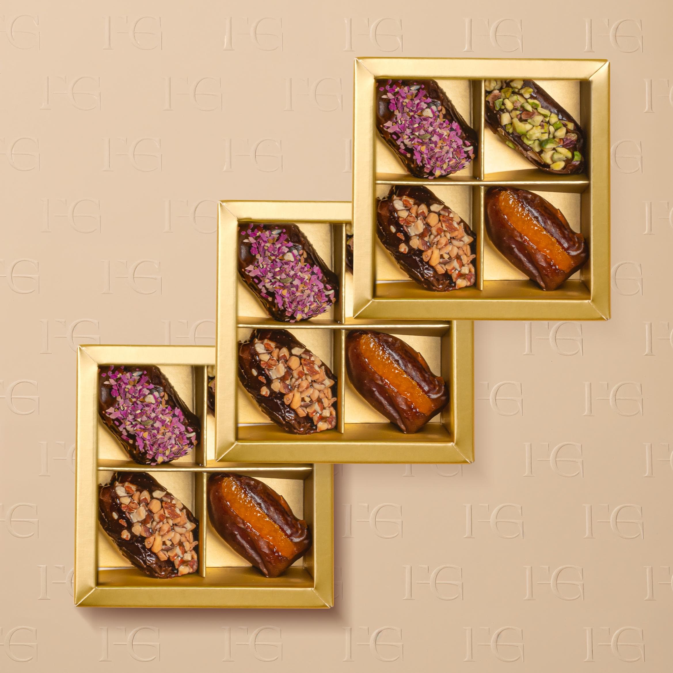 Forrey & Galland The Classic Dates Edition, 4 Pieces (Assorted)