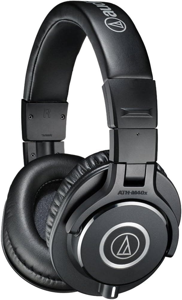 Audio-Technica ATH-M40x Professional Studio Monitor Headphones (Black)