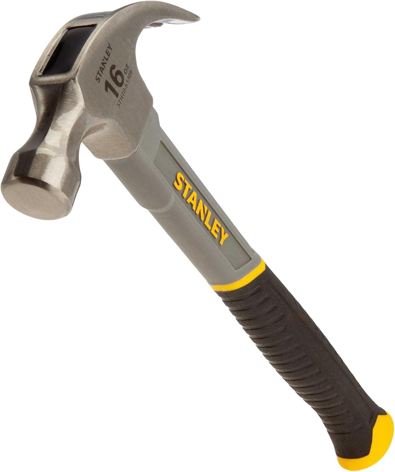 Stanley 16oz Fiberglass Curved Claw Hammer STHT0-51309 (20oz, STHT0-51310)
