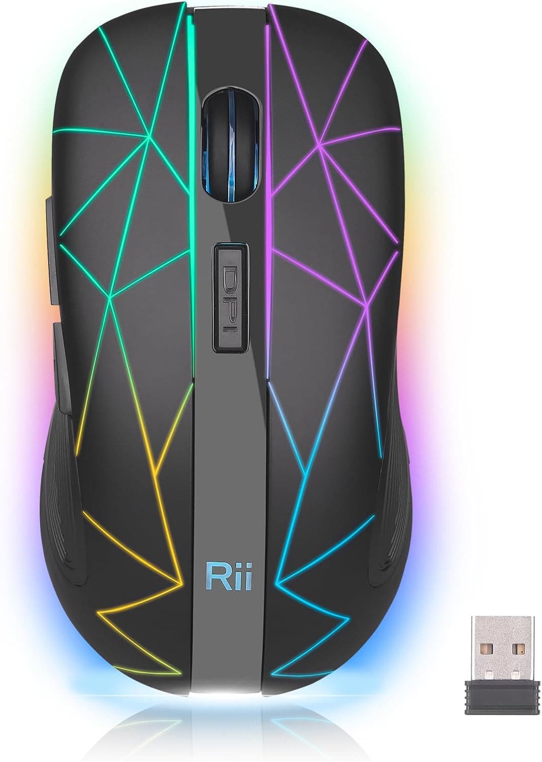 Rii RM200 Rechargeable Wireless Mouse (5 Buttons)