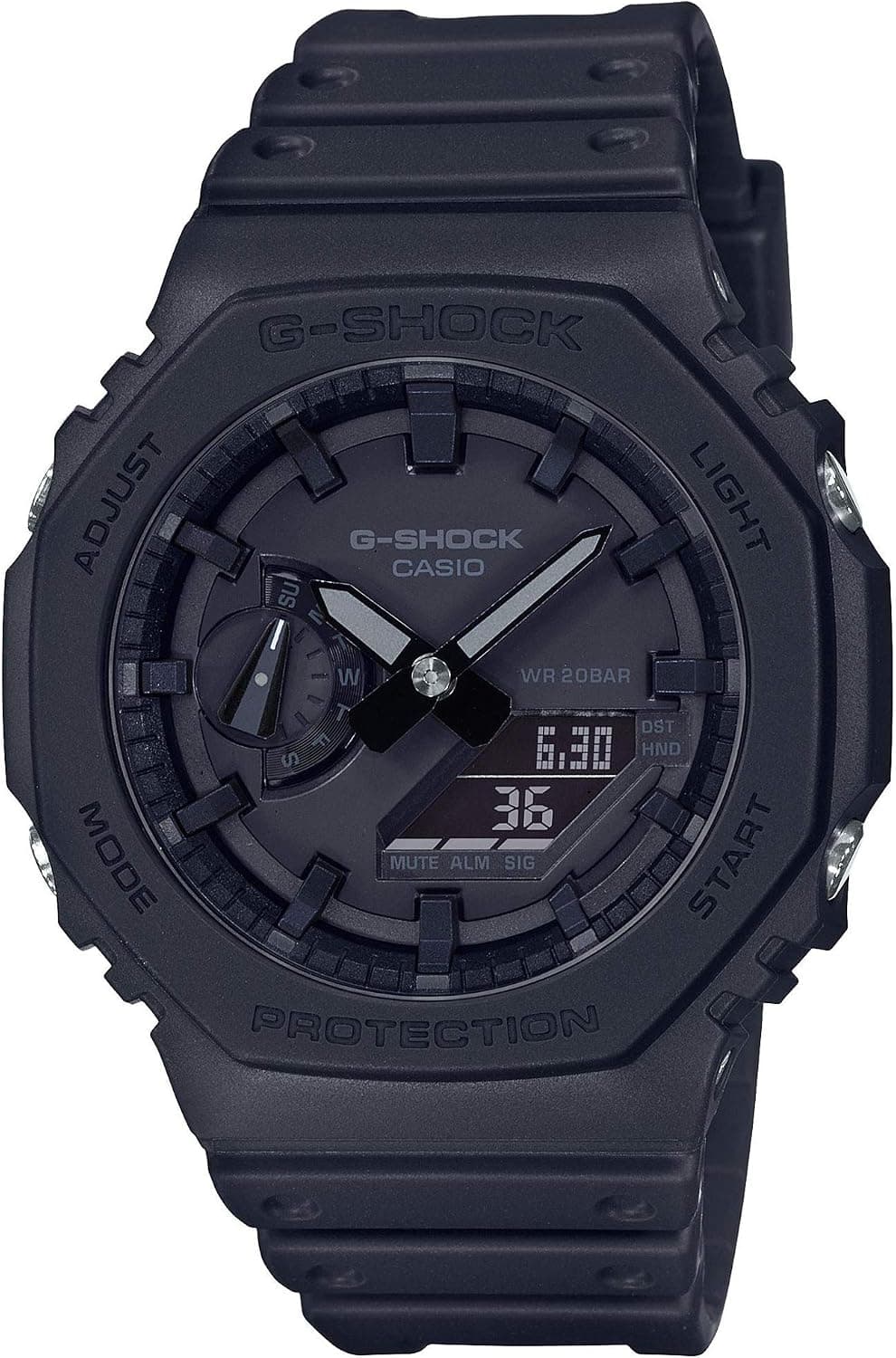 Casio G-Shock GA-2100-1A1 Analog-Digital Watch (Black)