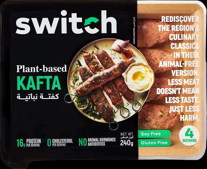 Switch Foods Plant-Based Kafta, 240g (4 Skewers)