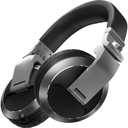 سماعات دي جي احترافية بايونير HDJ-X7 (فضي)